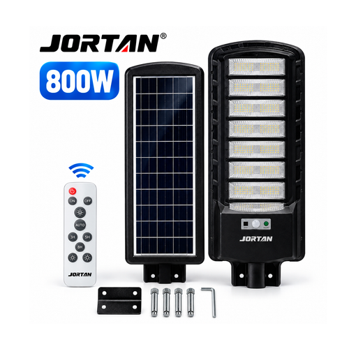 LAMPARA SOLAR 800W JORTAN +TUBO Y KIT